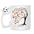 Кружка с футбольным мячиком