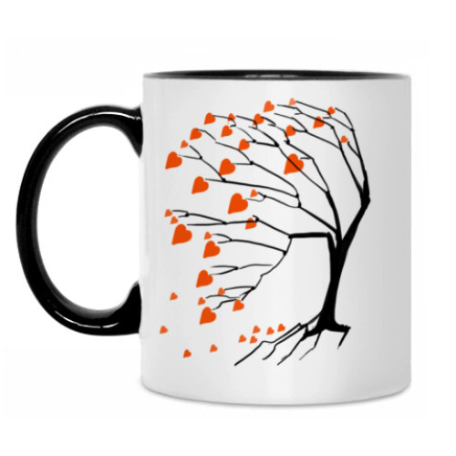 Кружка Дерево сердец