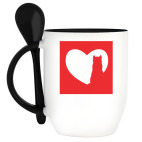 Кружка с ложкой