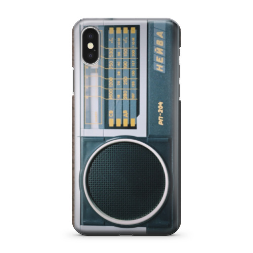 Чехол для iPhone X Старое радио