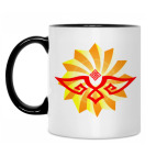 Кружка двухцветная