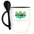 Кружка с ложкой