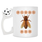 Кружка с футбольным мячиком