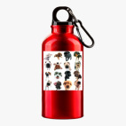 Металлическая бутылка 400 мл UV-DTF