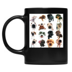 Кружка цветная UV-DTF