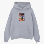 Толстовка худи оверсайз