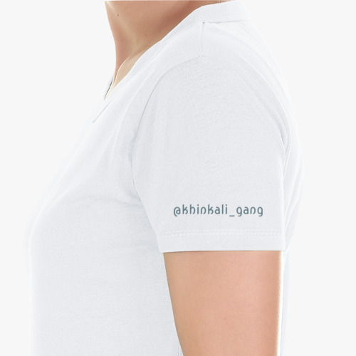 Женская футболка из органик-хлопка Скромный грузинский хинкалик