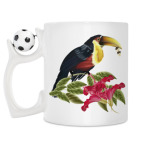 Кружка с футбольным мячиком