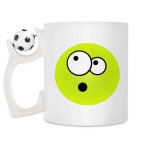 Кружка с футбольным мячиком