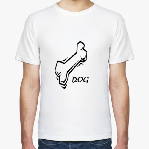 Футболка с принтом DOG
