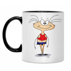 Кружка двухцветная