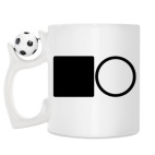 Кружка с футбольным мячиком