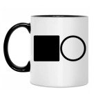 Кружка двухцветная