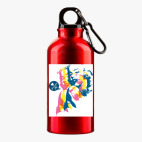 Металлическая бутылка 400 мл UV-DTF