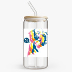 Банка с бамбуковой крышкой