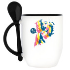 Кружка с ложкой