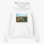 Толстовка худи оверсайз