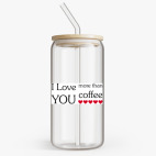 Банка с бамбуковой крышкой