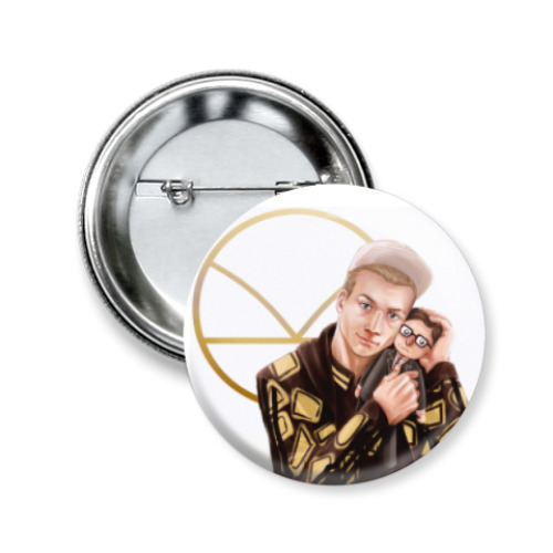 Значок 50мм с принтом Kingsman