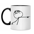 Кружка двухцветная