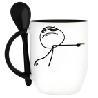 Кружка с ложкой