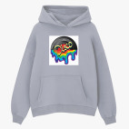 Толстовка худи оверсайз