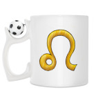 Кружка с футбольным мячиком