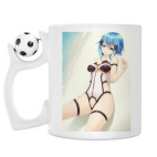 Кружка с футбольным мячиком