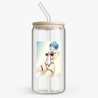 Банка с бамбуковой крышкой