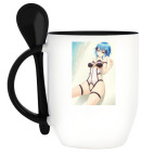 Кружка с ложкой