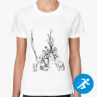 Женская спортивная футболка