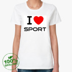 Женская футболка органик