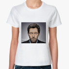 Женская футболка, белая