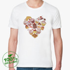 Мужская футболка органик