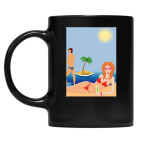 Кружка цветная UV-DTF