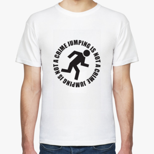 Футболка с принтом Jumping