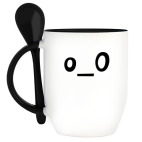 Кружка с ложкой