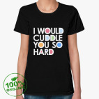 Женская футболка органик