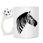 Кружка с футбольным мячиком