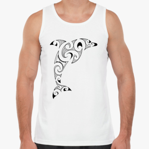 Майка с принтом Дельфин