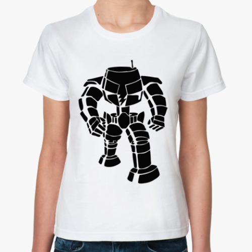 Классическая футболка  Робот