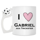 Кружка с футбольным мячиком