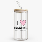 Банка с бамбуковой крышкой