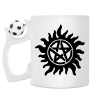 Кружка с футбольным мячиком