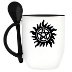 Кружка с ложкой