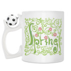 Кружка с футбольным мячиком