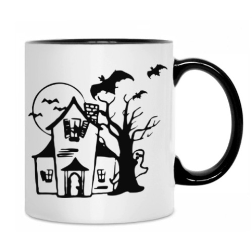 Кружка с принтом Хеллоуин