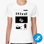 Женская спортивная футболка