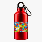 Металлическая бутылка 400 мл UV-DTF