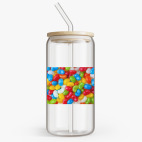 Банка с бамбуковой крышкой